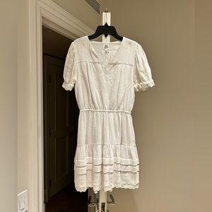 White dRA dress